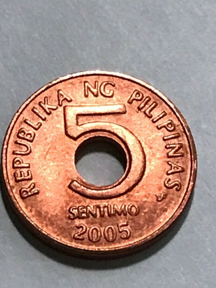 2005 Philippines 5 Sentimo Unc #19477