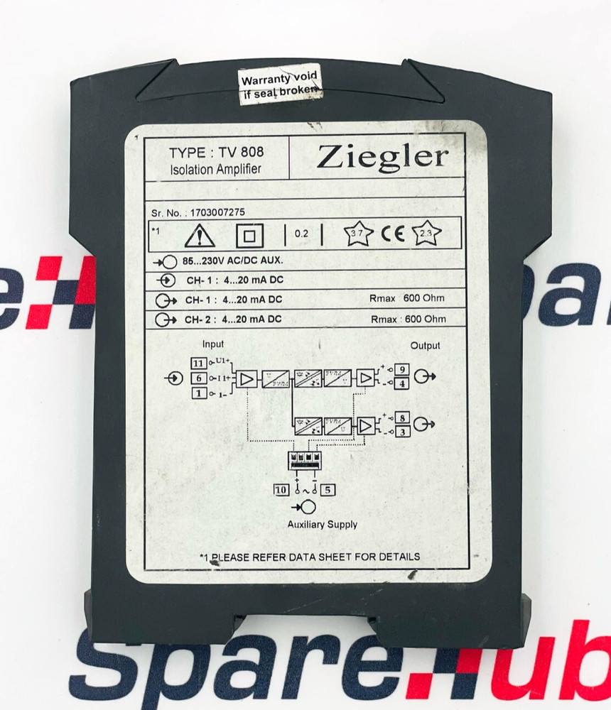 ZIEGLER TV808 Isolating Amplifier (Used)