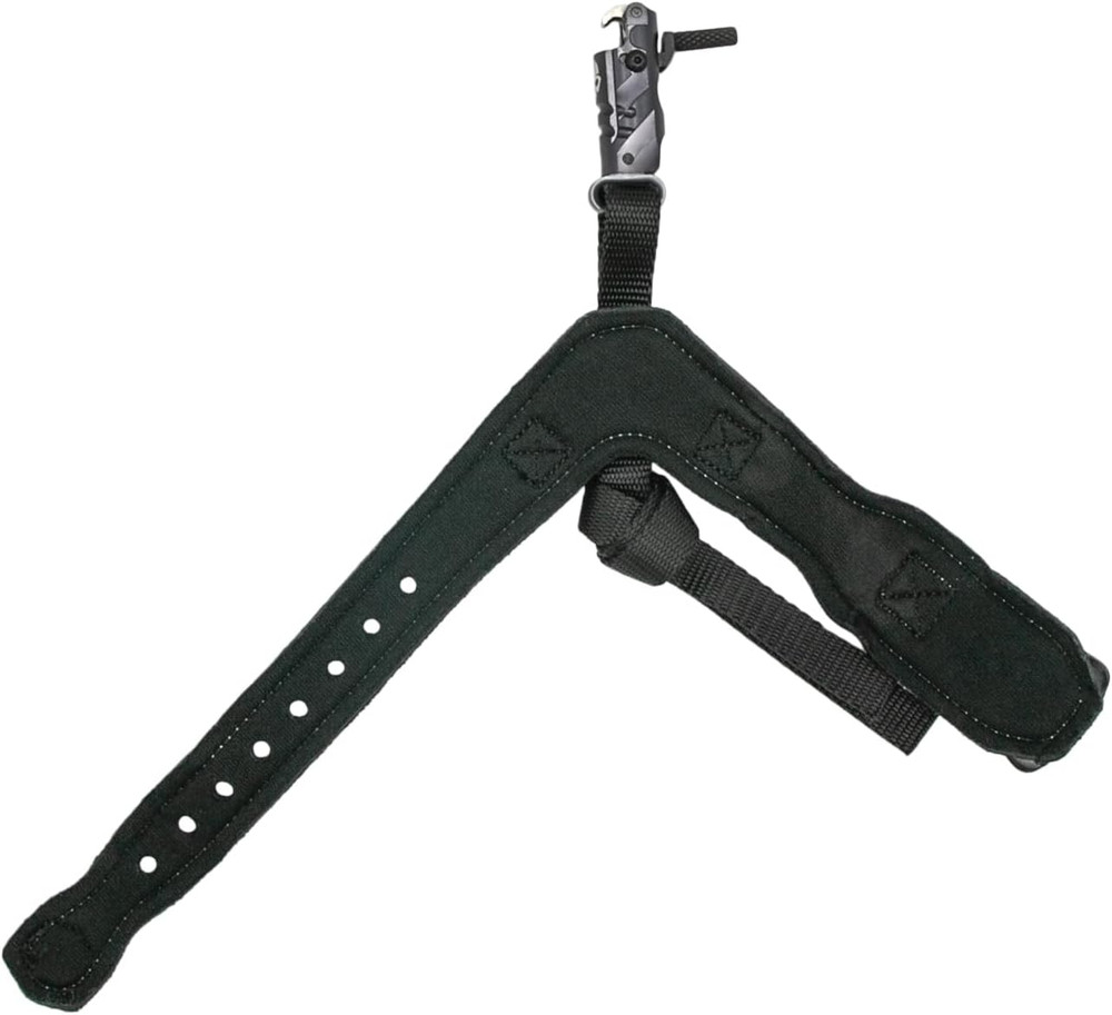 Ghost Buckle Archery Release with NCS Strap-Black