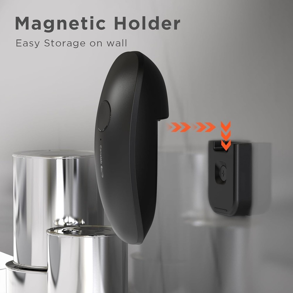 Modern Kitchen Can Opener - Easy One Touch, Auto Shut-off