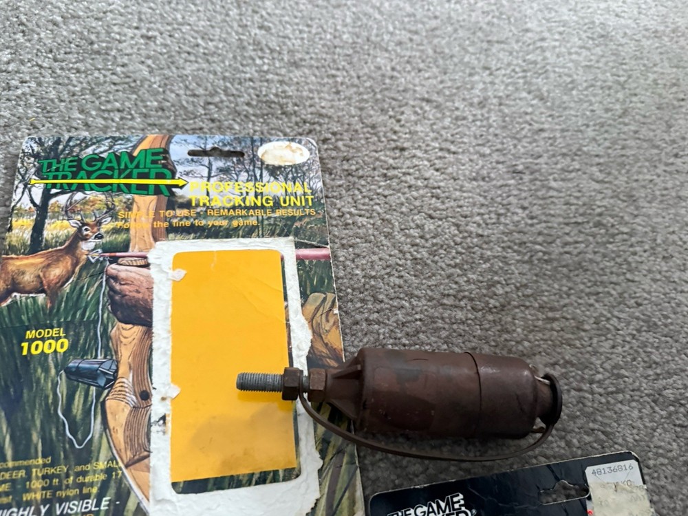 Game Tracker 1000 Unit Spooled Up Plus 2 Additional Spools- New Old Stock