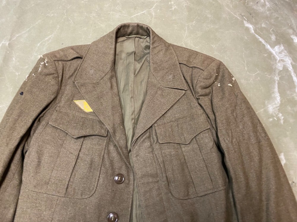 ORIGINAL WWII US ARMY EM NCO M1944 CLASS A IKE JACKET- XSMALL 36R