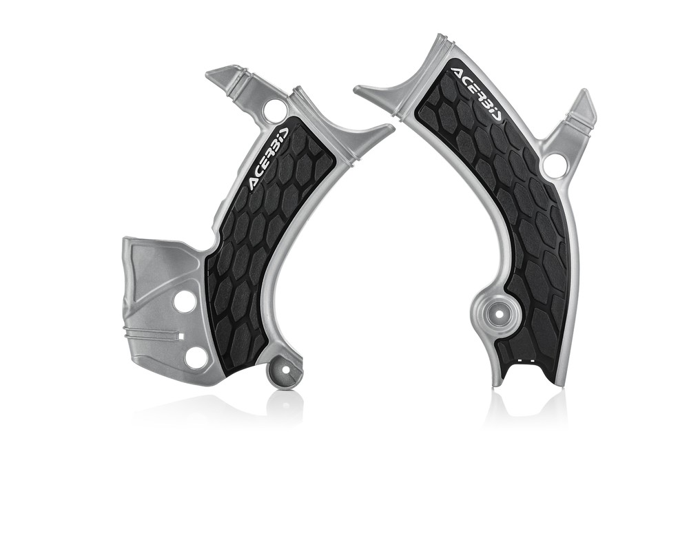 Acerbis X Grip Frame Guard Silver/Black 2689411015