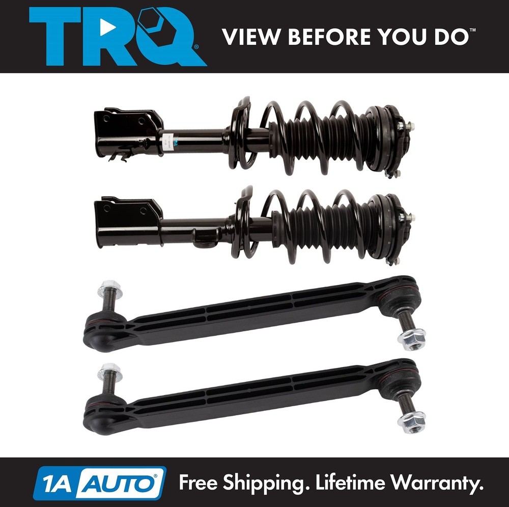 TRQ Front Struts & Link Kit Fits 2017-2021 Jeep Compass