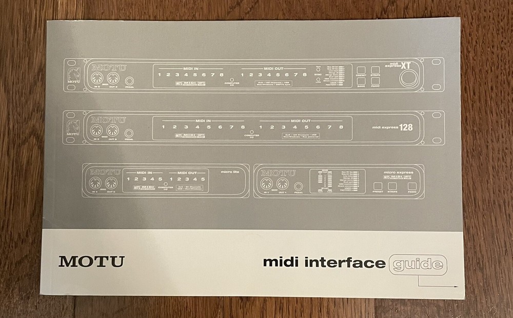 MODU MIDI Express XT/128 User Guide
