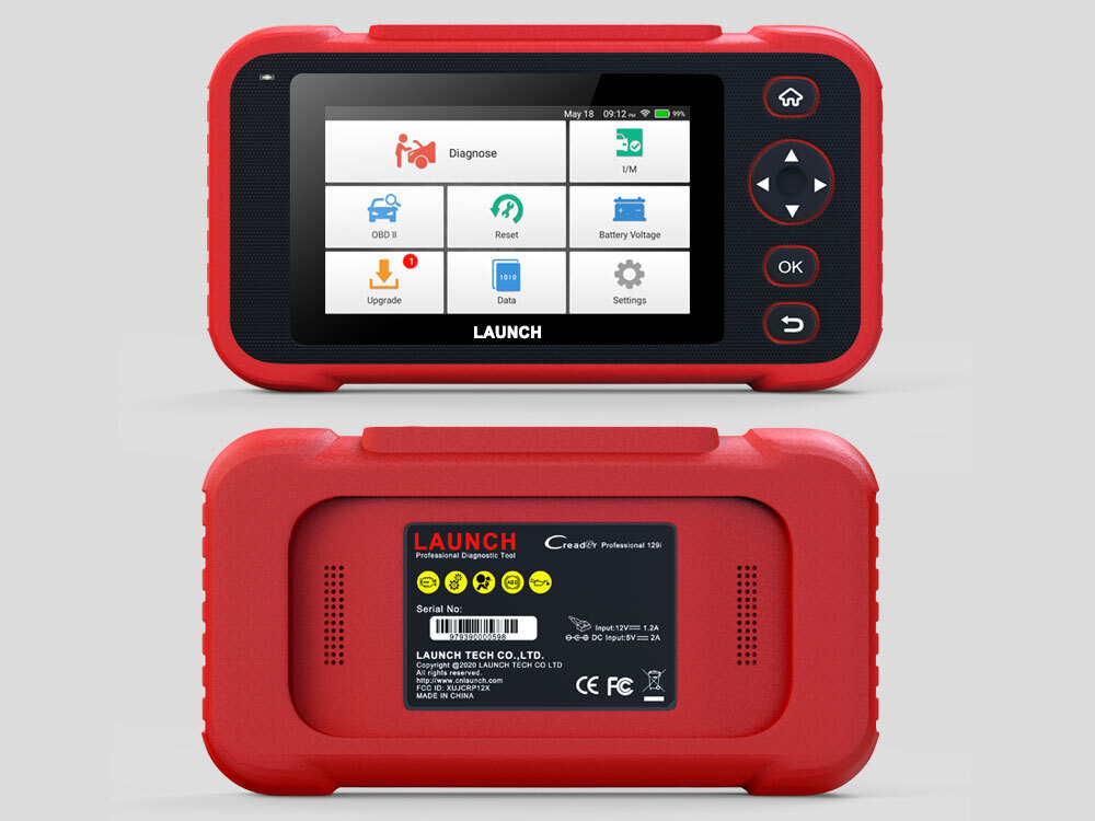 Automotive Code Reader OBD2 Scanner ABS SRS Engine Transmission Diagnostic Tool