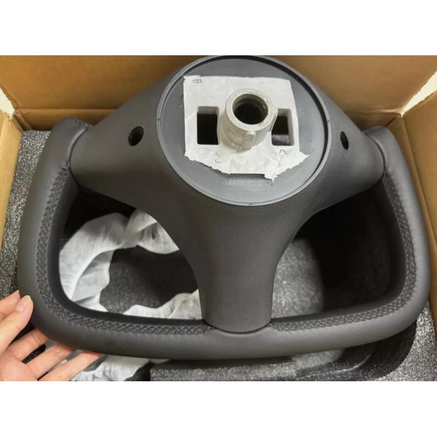 Yoke Steering Wheel Side Carbon Fiber for Tesla Model X/S 2014-2023 With Heated
