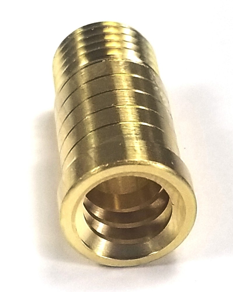 (1) UniLoc Threaded Self Aligning Brass Pool Cue Shaft Insert - Quick Release