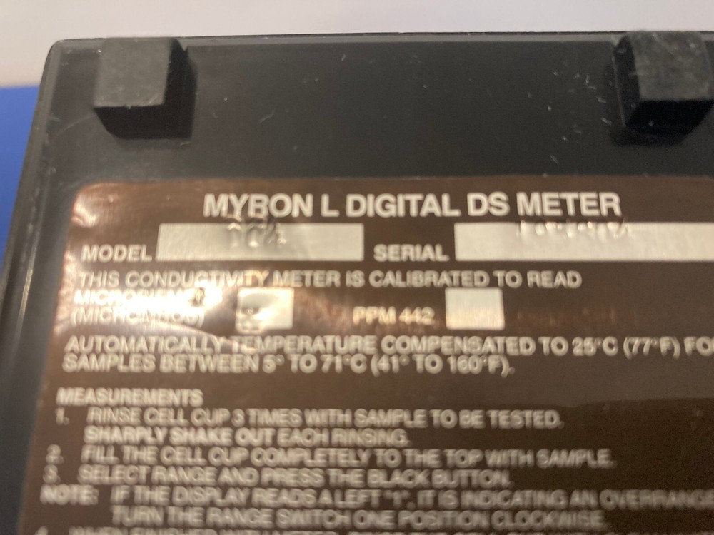 15122 Myron L DC4 digital DS meter conductivity meter