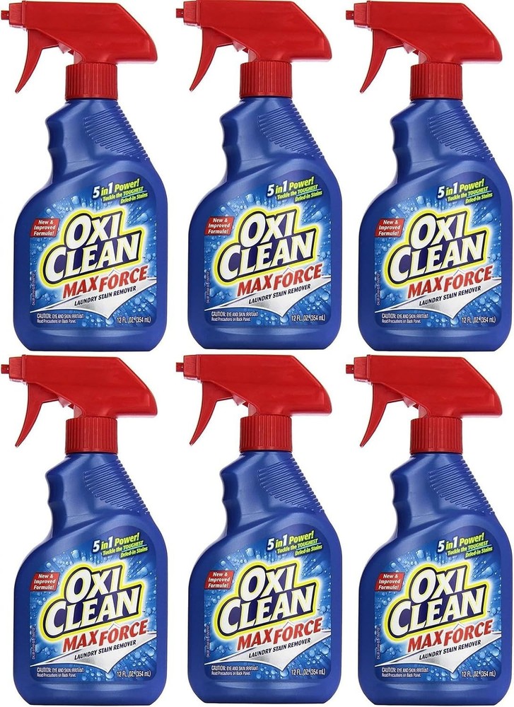 6-Pack Max Force Laundry Stain Remover, 12oz ea