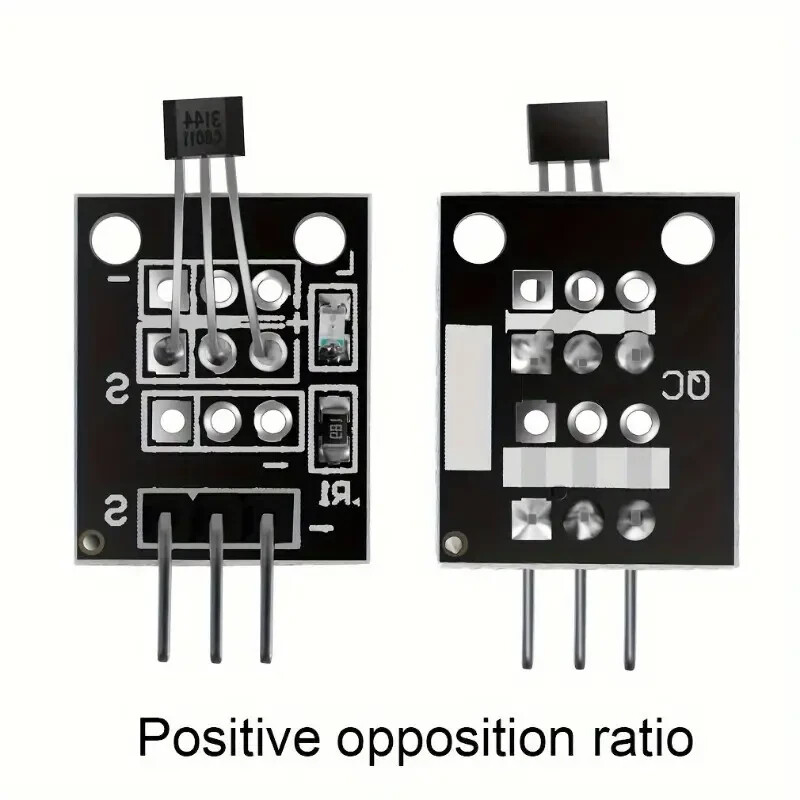 5pcs Hall Effect Magnetic Module 3144E A3144 Hall Effect Sensor DC 5V Arduino