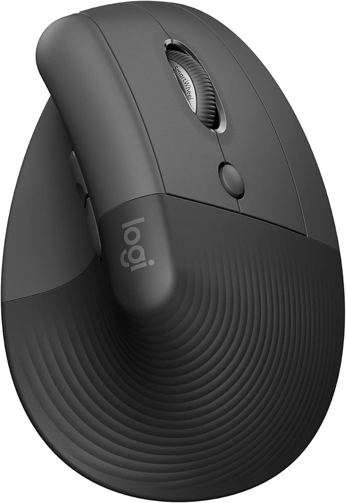 Logitech Lift Vertical Ergonomic Mouse, Wireless