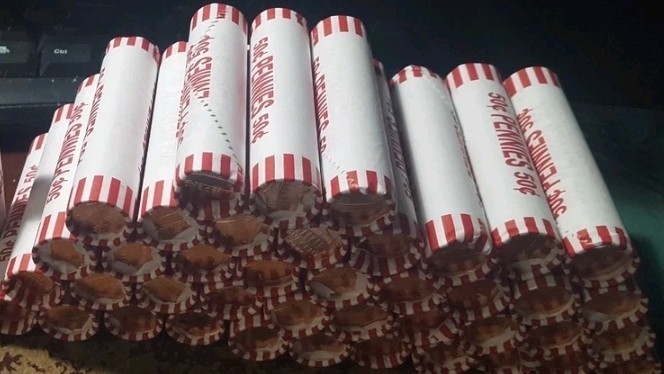 2025 P and 2025 D Lincoln Cent Penny BU-2 Sealed Rolls of 50 Pennies Each☆