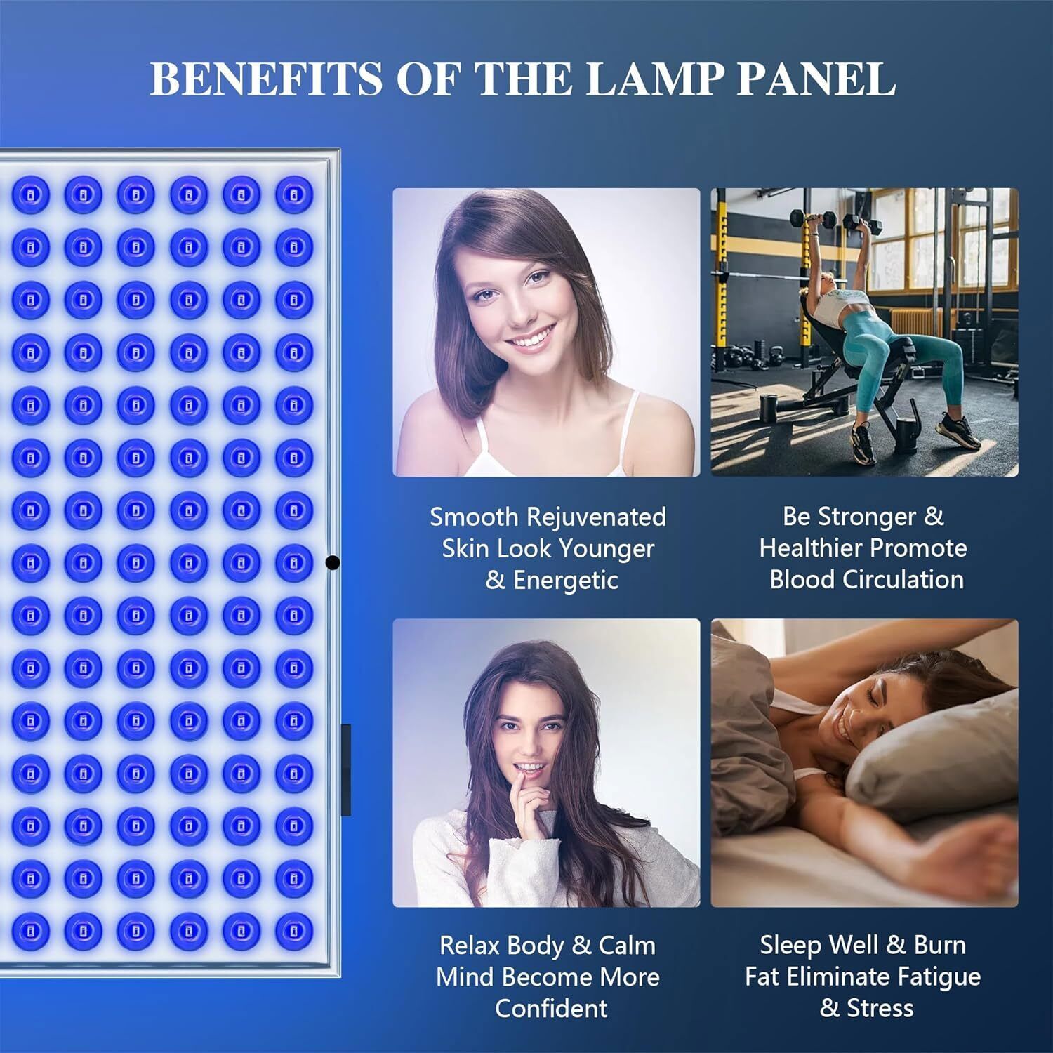 UV Facial Tanning Lamp Solarium Panel Face Body Tanner Bronzer Skin 225 Lights