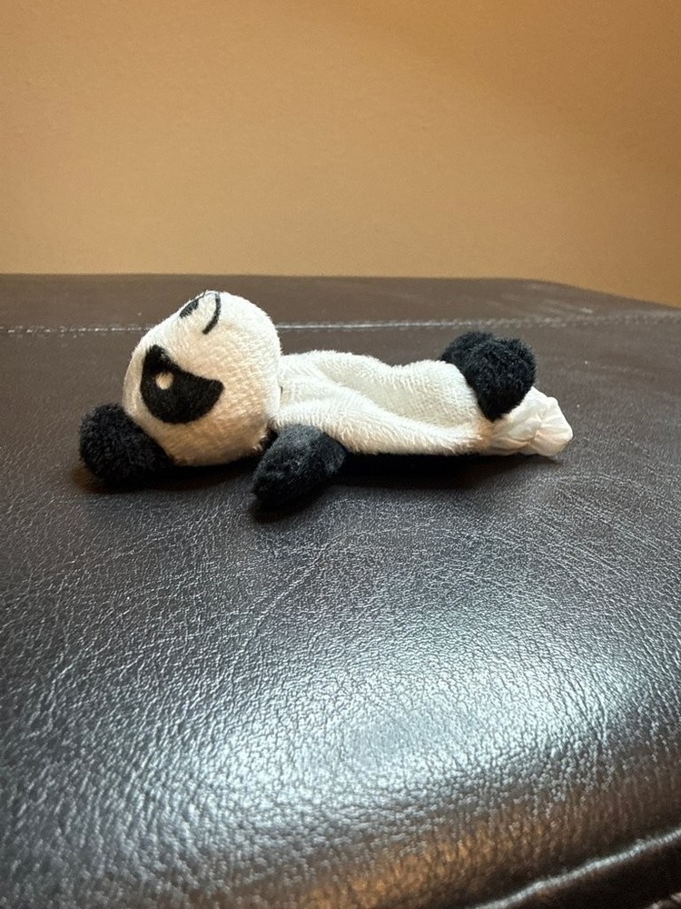 Vintage Panda Finger Puppet