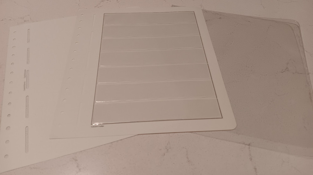 Leuchtturm U S Bonus Album Pages - 3 New- Stock Sheet, Blank, & Clear Display