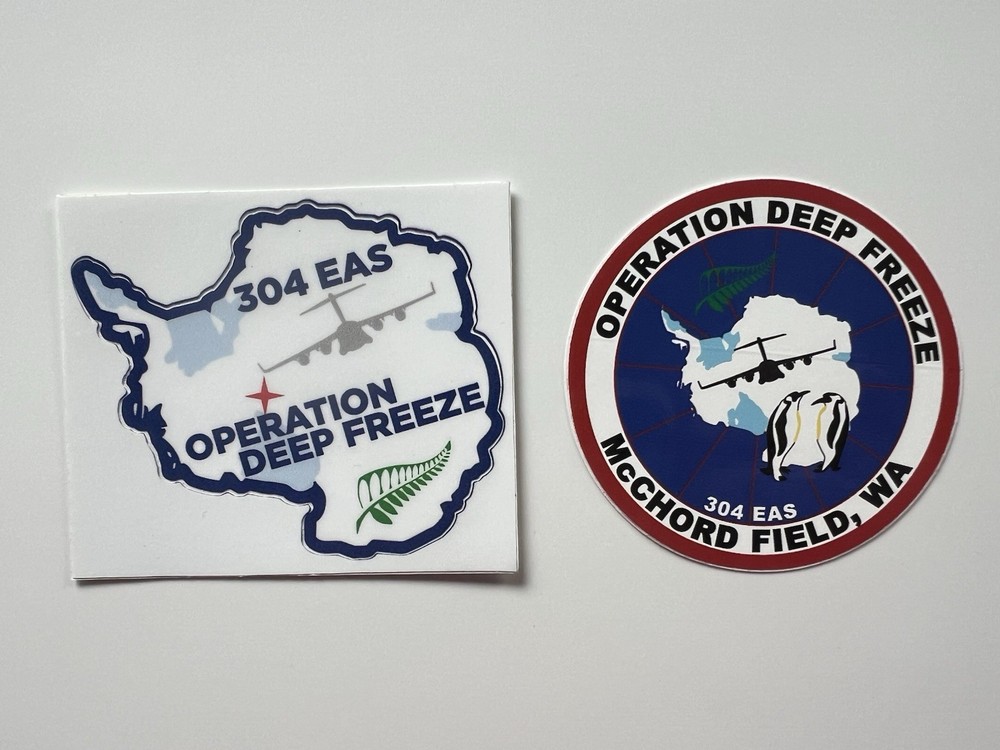 Operation Deep Freeze “C17 Globemaster” Patchs & Stickers