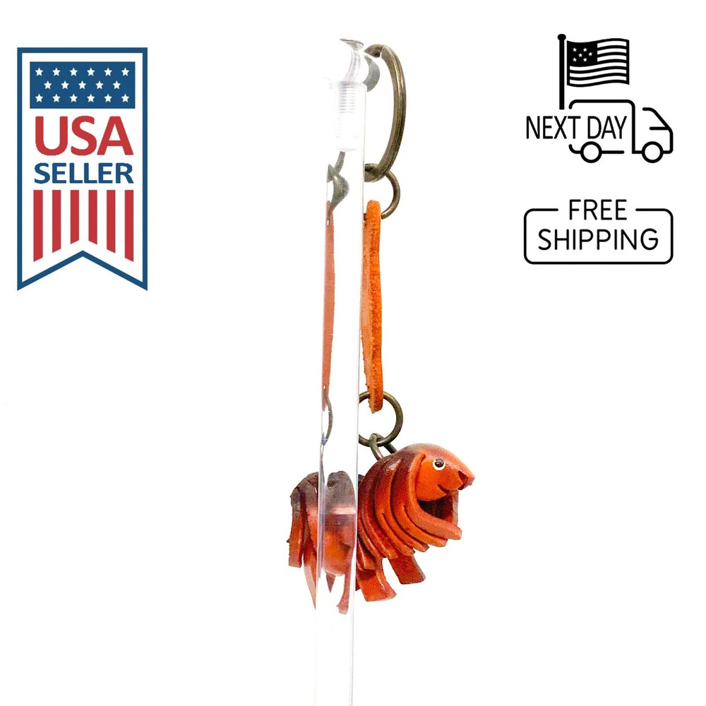 SHIH TZU Handmade Leather Keyring