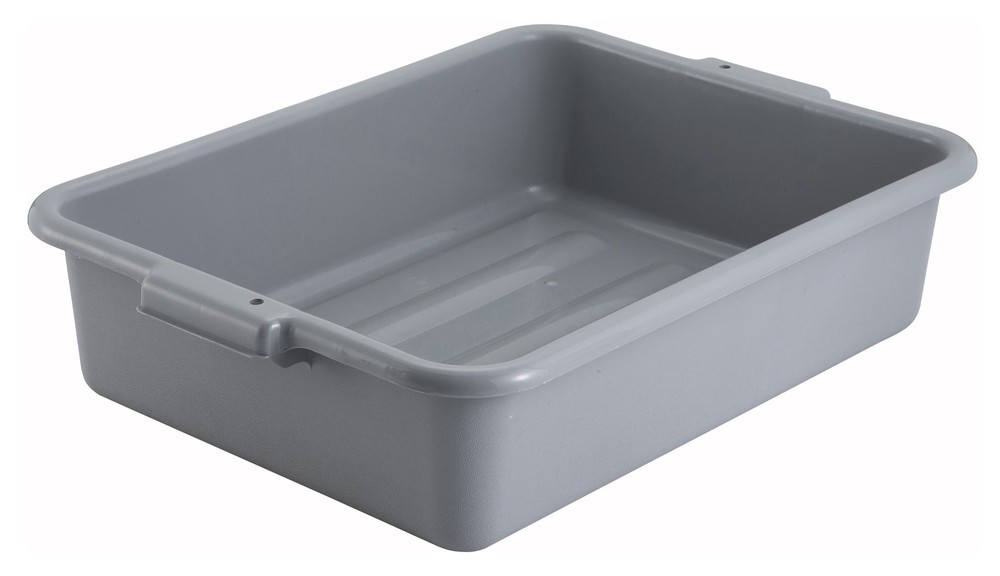 5" Dish Box, Standard Weight, Gray (12 Each)