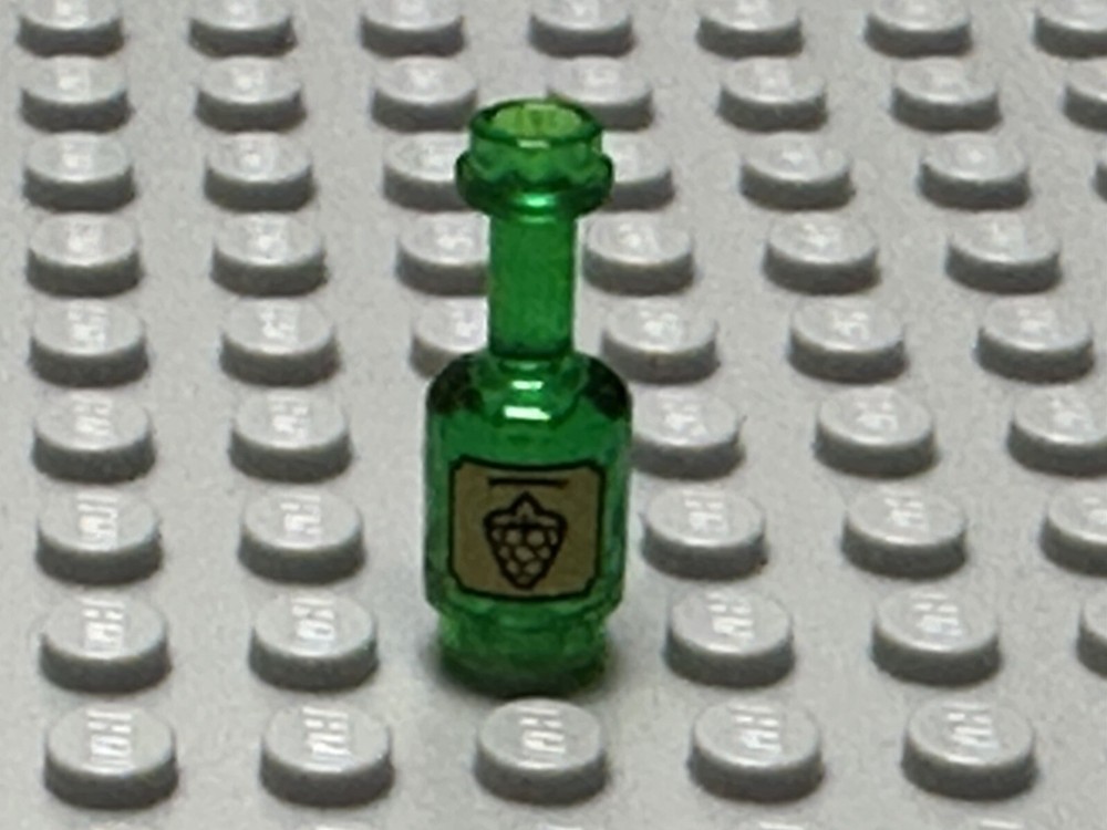 Lego Utensil Bottle With Grapes Pattern (Wine)