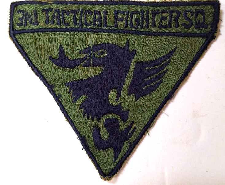 70's-80's 3rd TAC FIGHTER SQUADRON subdued patch NEW