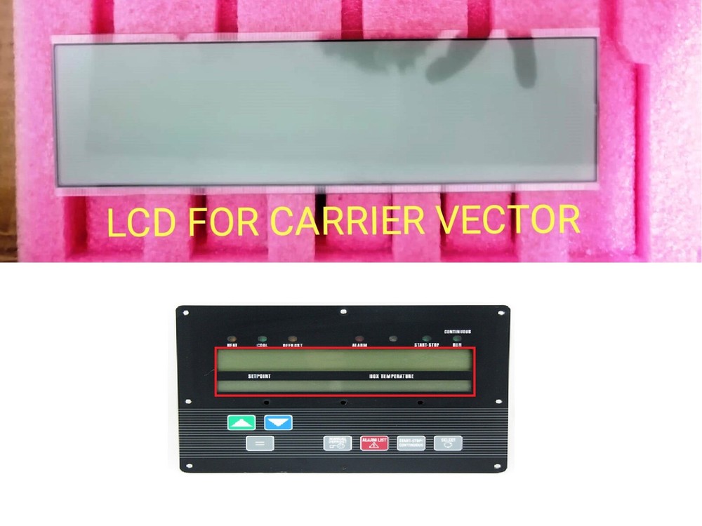 TRP 91-00312-02 LCD DISPLAY for Carrier Transicold VECTOR control panel