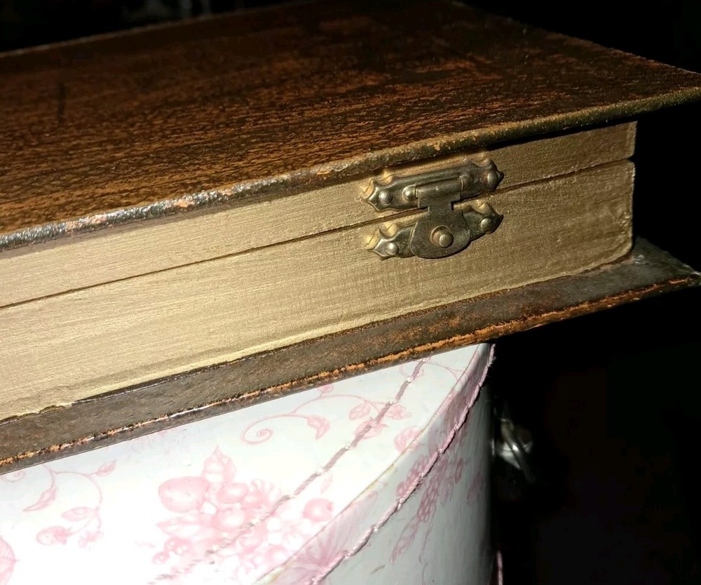 War And Peace Wooden Book To Hide Objects Keep Items Safe In Plain View