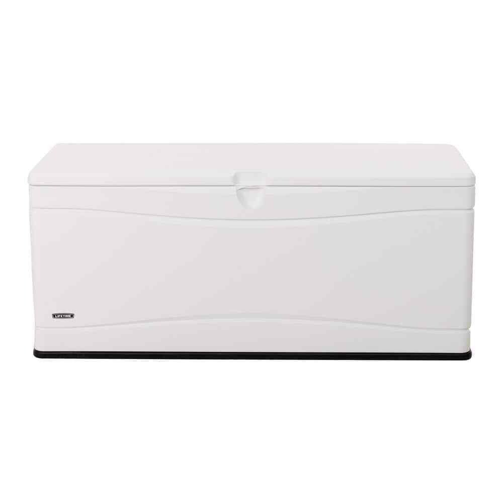 Resin Marine Dock Box Weather-Resistant with Handles and Lid Durable 130 Gal.