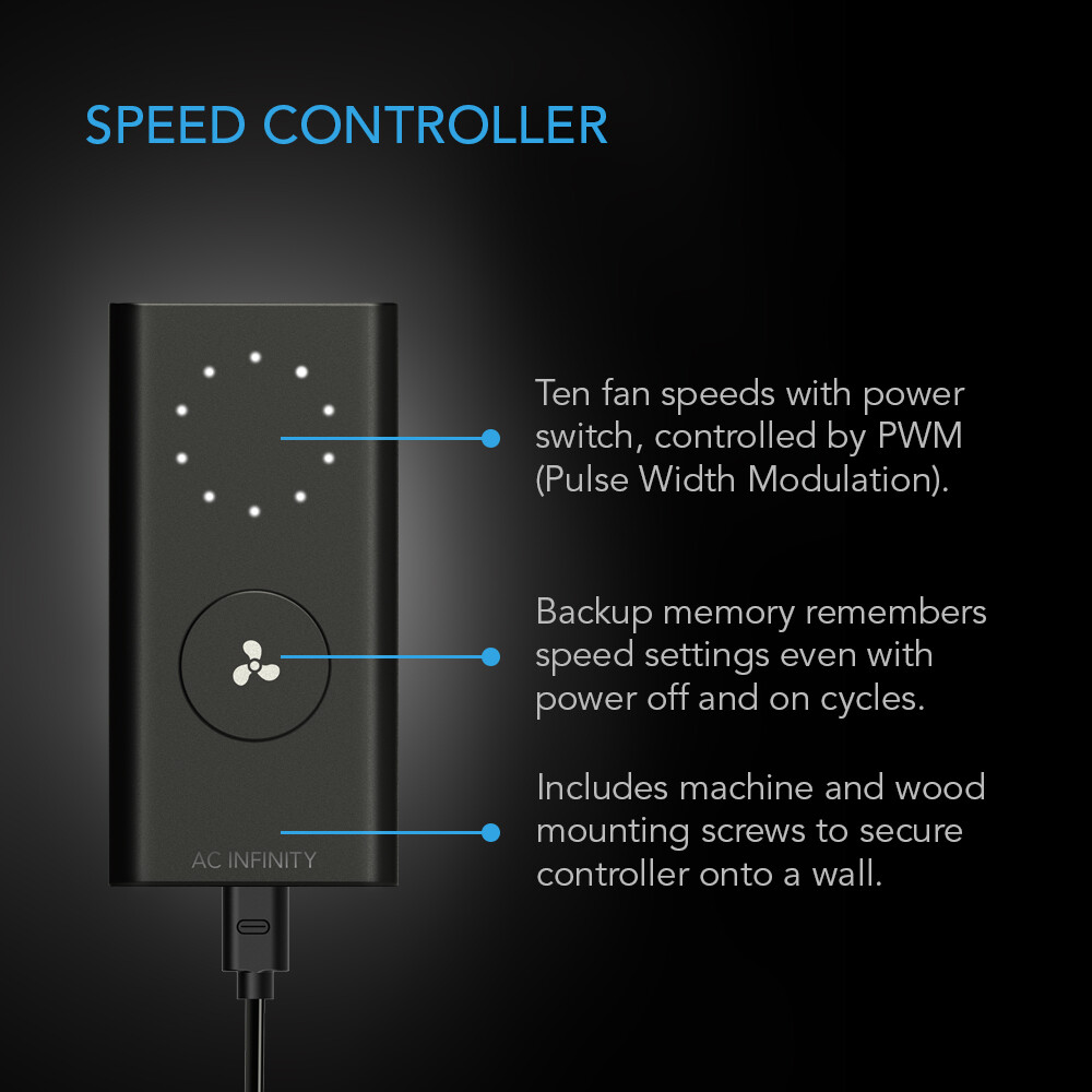 CLOUDLINE A6 6-Inch Inline Duct Fan for Ventilation Exhaust
