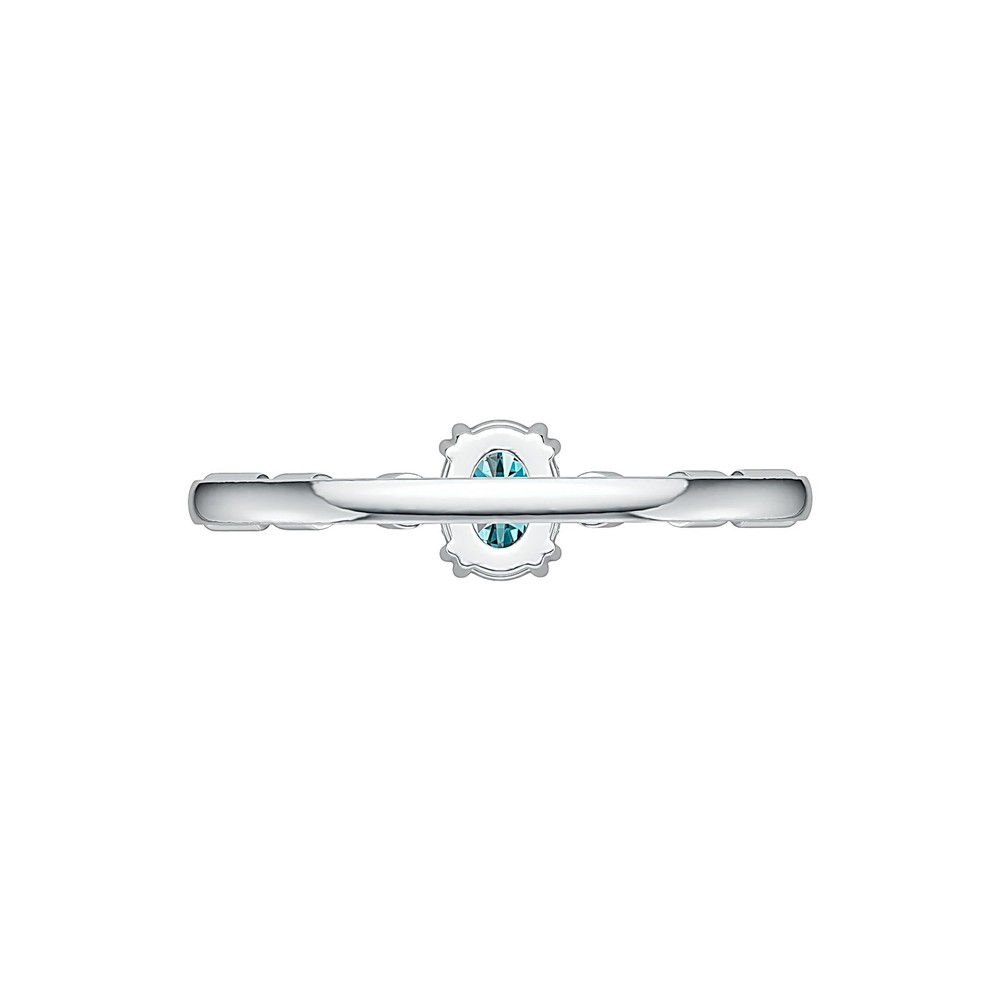 Sterling Silver Semi Mount Ring Setting Oval OV 6x4mm Solitaire