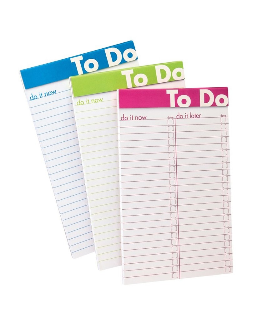 Cardinal Brands TOP20002 To Do List Notepad 50 Sheets 5"x8"