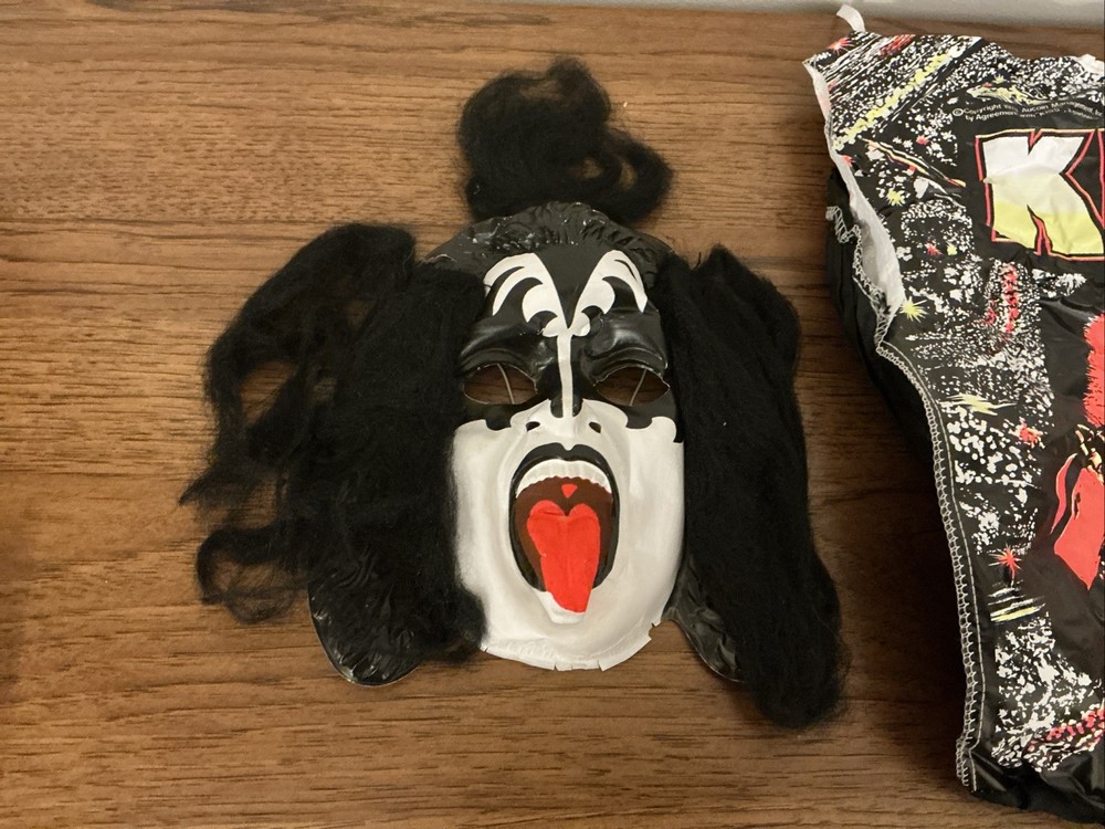 Vintage Kids Aucoin Kiss Gene Simmons Halloween Costume 1978