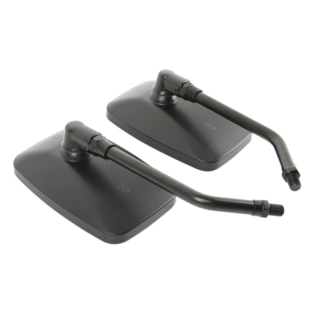 For Honda Shadow Phantom 750 VT750C2B Black Rectangle Motorcycle Side Mirrors