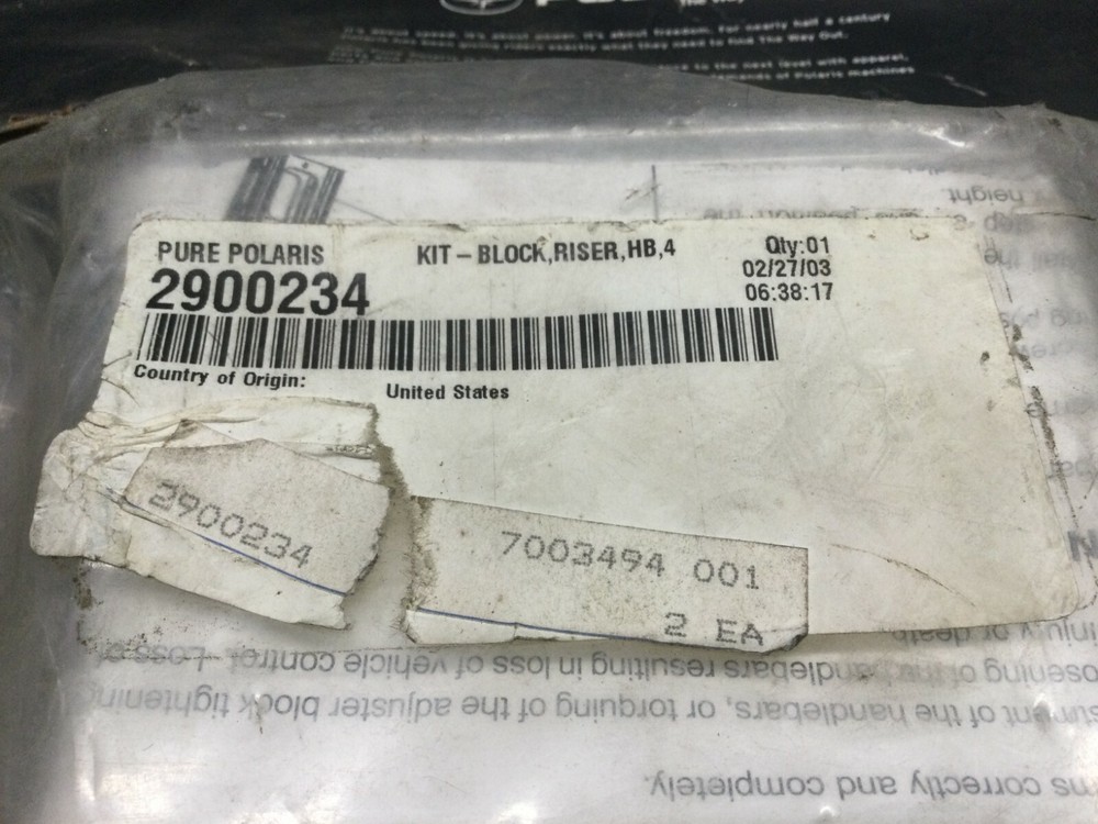 POLARIS HANDLEBAR RISER BLOCK 2900234 t231