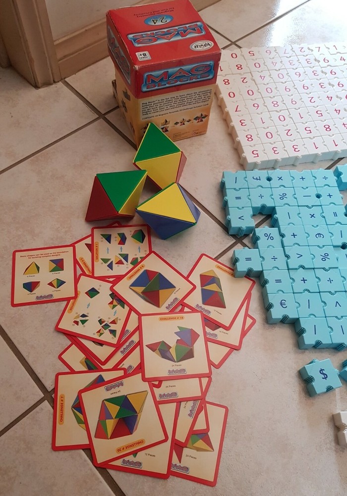 New + used Bundle Ofmath Activities game Puzzles, Multiplication block Number