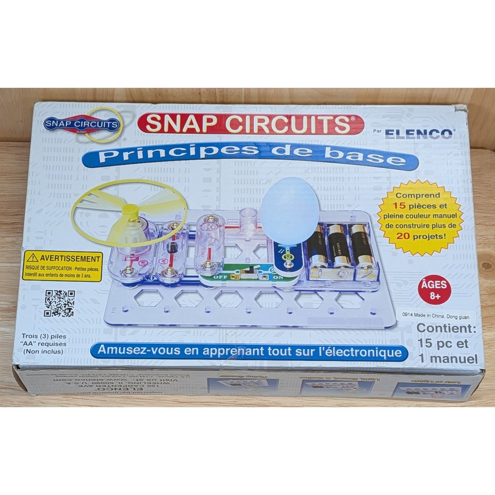 Snap Circuits Fundamentals SCF-20 Electronics STEM Kit 15 Parts 20 Projects