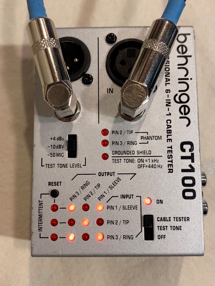 3 - 12-inch Pro Co / ProCo Excellines EG1 Patch Cables - TESTED