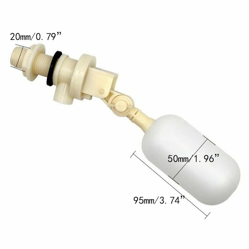 3 Pack Float Valve for Automatic Waterer Bowl Horse Cattle Goat Sheep Pig Dog