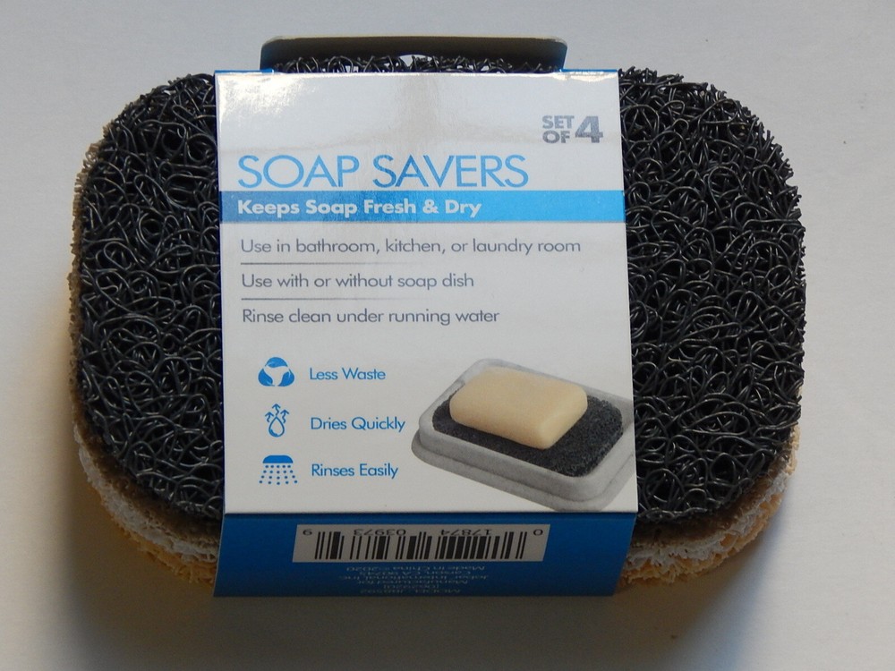 IDEAWORKS Soap Savers KEEP SOAP FRESH & DRY Multicolor BATHROOM KITCHEN LAUNDRY
