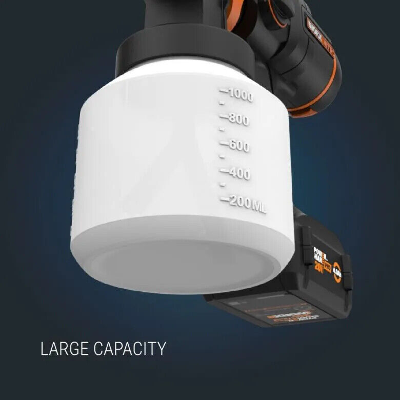 WX020L.9 WORX Nitro 20V Cordless Paint Sprayer with Brushless Motor - Tool Only