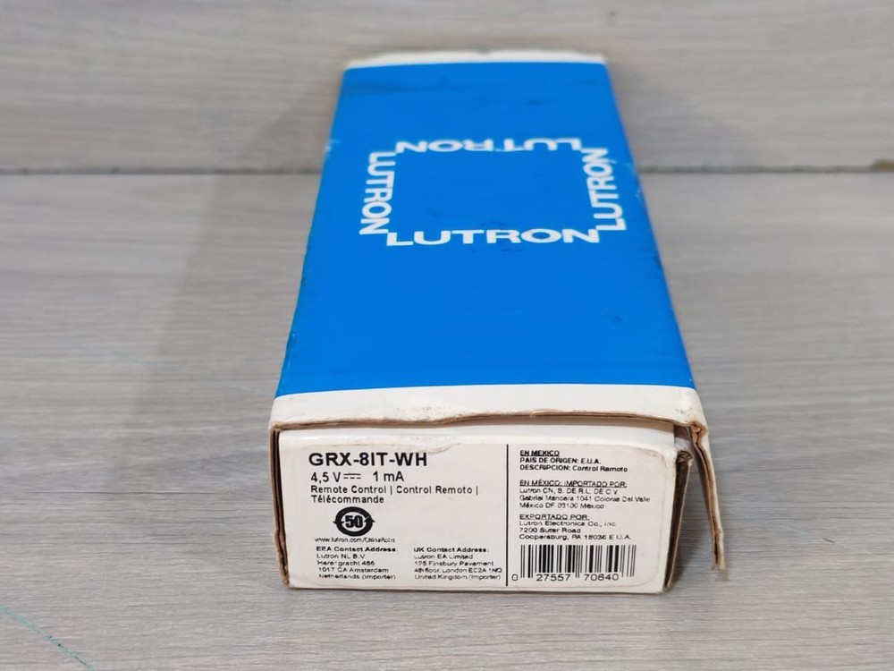 Lutron GRX-8IT-WH 8-Scene Wireless Remote Control