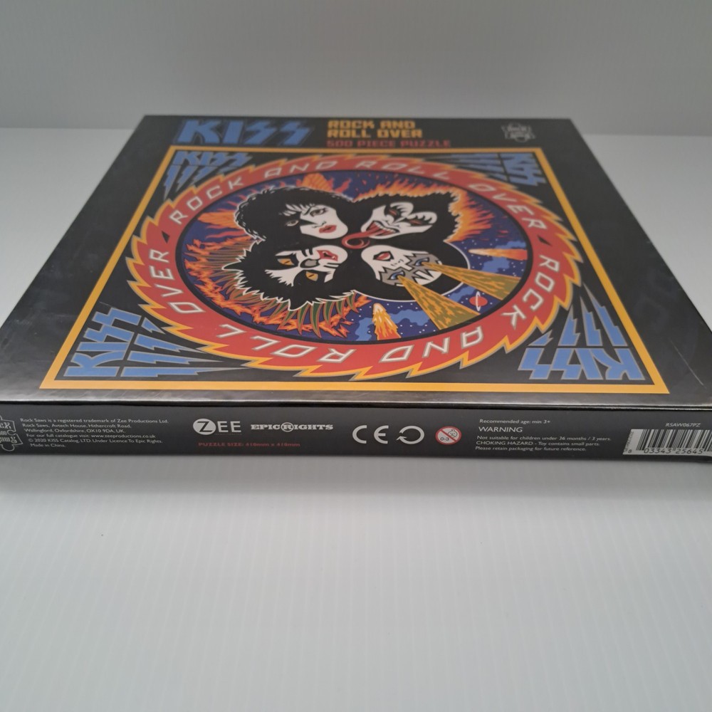 KISS 500 Piece Puzzle Rock and Roll Over