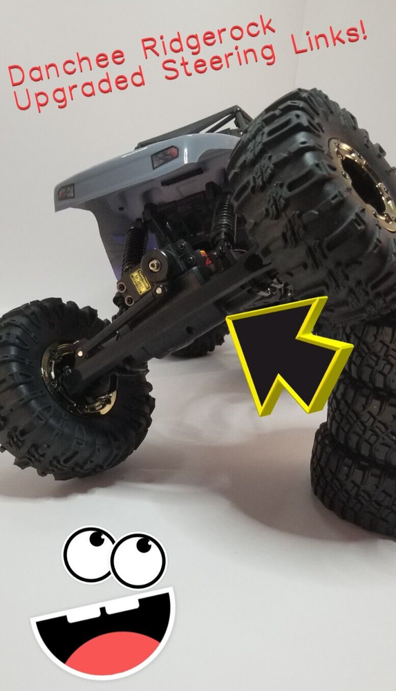 Danchee RidgeRock Upgraded Steering Links! redcat racing