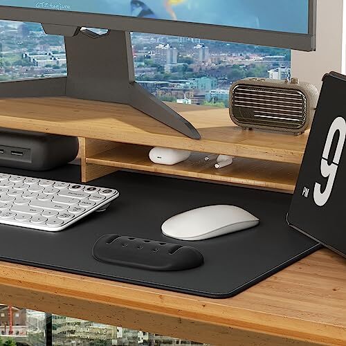 Ergonomic Memory Foam Wrist Rest Mouse Pad Wrist Support for Computer PC