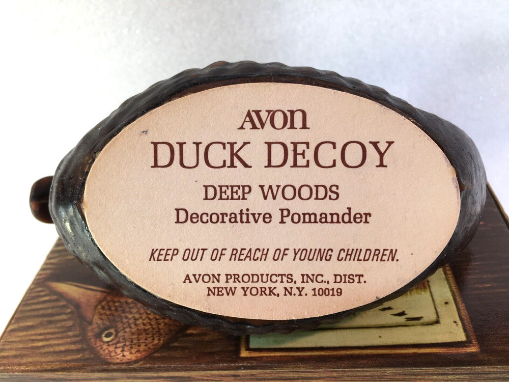Avon DUCK DECOY Deepwoods Decorative Pomander
