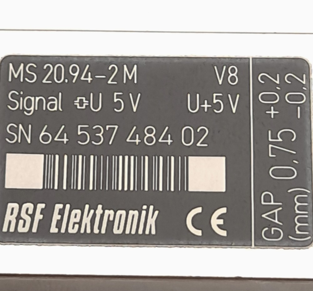 RSF Elektronik MS 20.94-2M Exposed Linear Encoder, 5V 165mA Max Power Supply