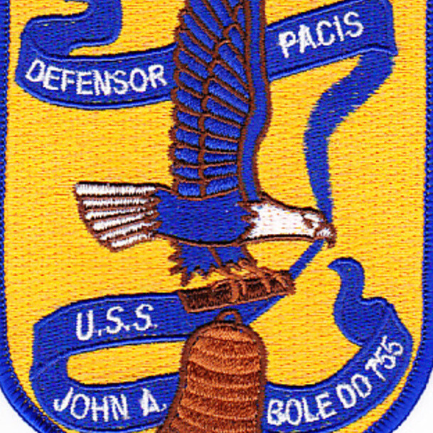 DD-755 USS John A Bole Patch - Version A