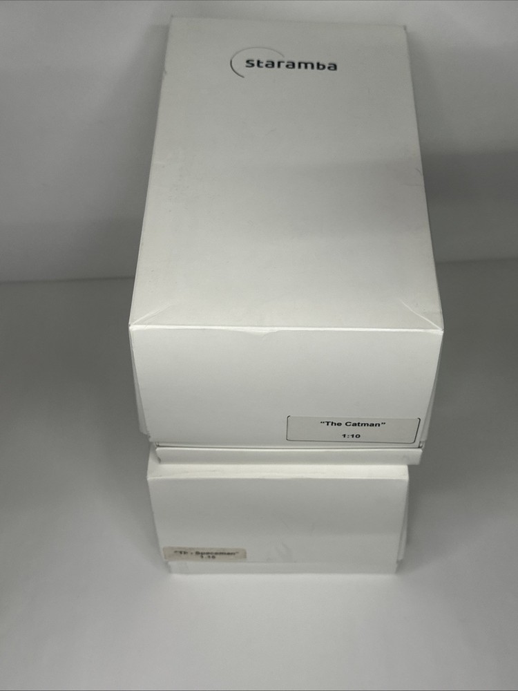 KISS Staramba Figures. VERY RARE! Catman Spaceman. Limited Edition 2016 (READ)