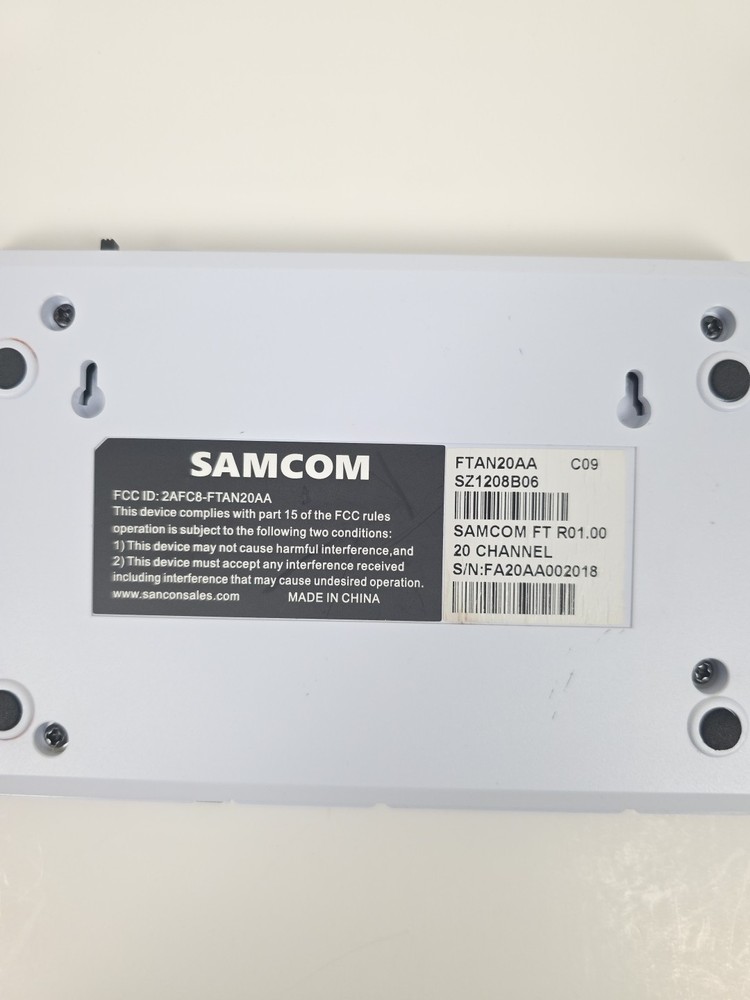 Samcom FTAN20AA 20 Channel Wireless Intercom Station for Home Add On Replacement