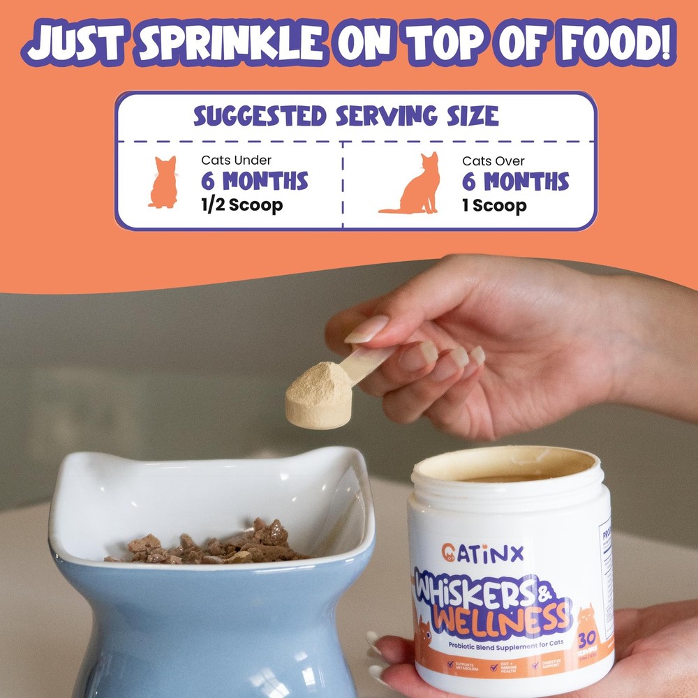 Whiskers & Wellness Probiotic Blend - Digestive Support &